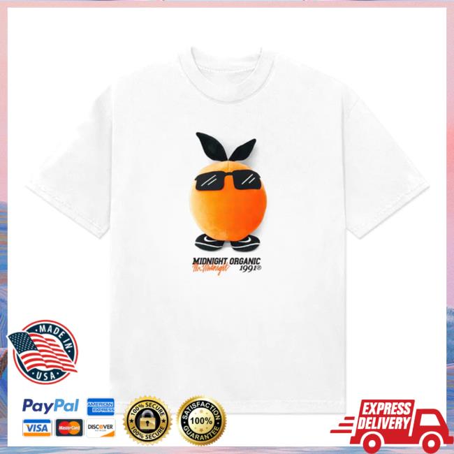 Official Midnight Organic Merch Mr Midnight Plush Tee Shirt