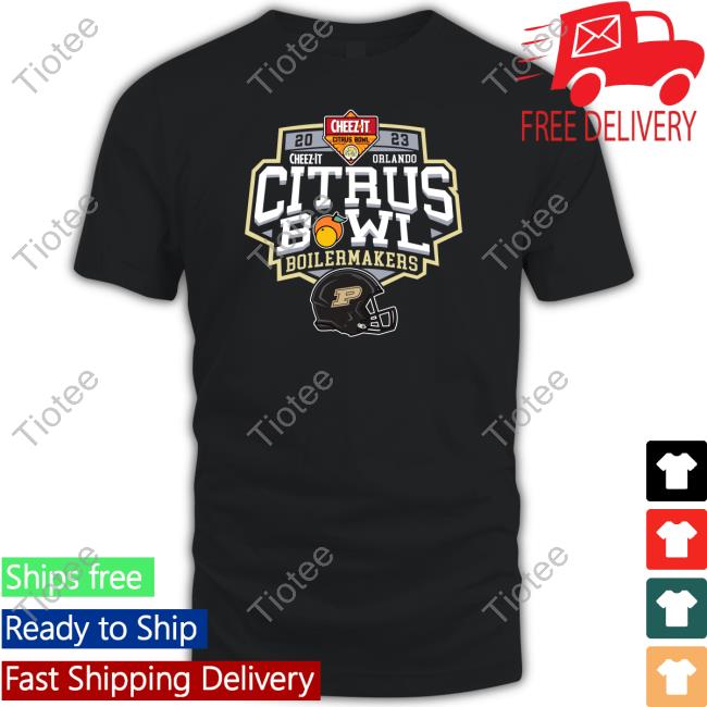 Cheez-It Orlando Citrus Bowl Purdue Boilermakers 2023 Long Sleeved T Shirt Boilers Purdue 2023