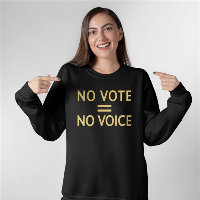Roland Martin No Vote = No Voice Tee Shirt Rolandsmartin