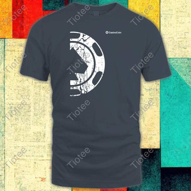Xrpl Merch Official CasinoCoin Grunge Shirt
