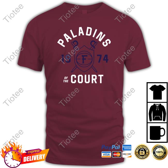 Vintage Furman Paladins Of The Court Shirt Purple