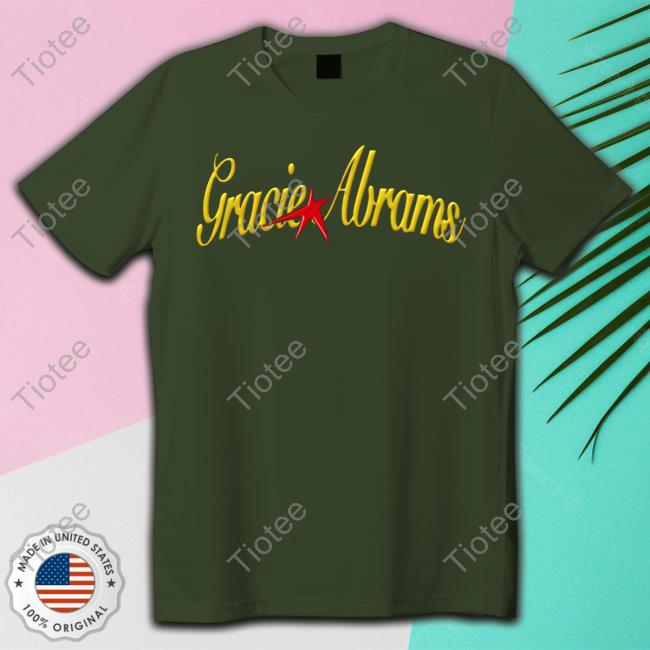 Official Gracie Abrams Shop Merch Gracie Abrams Green Star Sweater