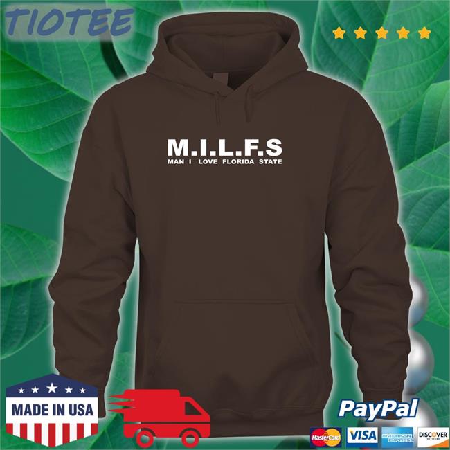 Nolefan2u Red Milfs Man I Love Florida State T Shirt