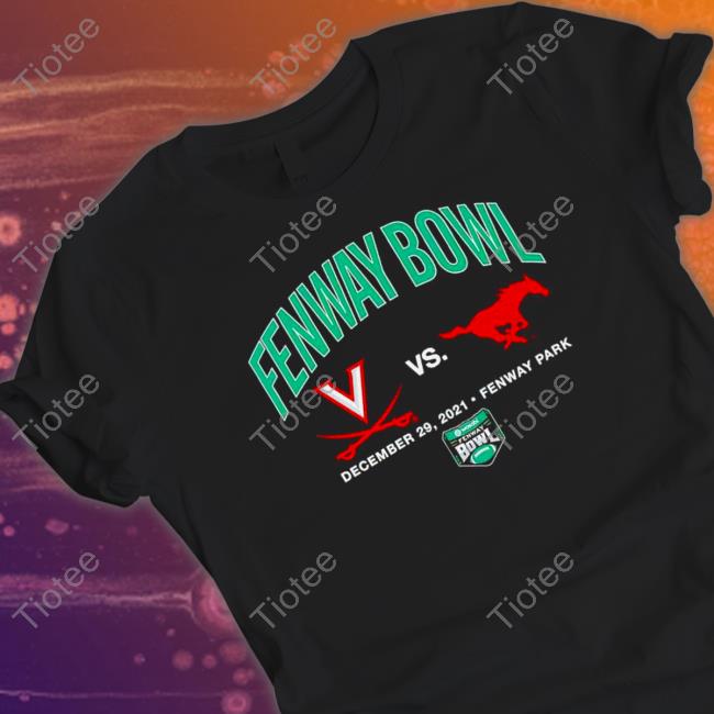 Official Virginia Cavaliers vs SMU Mustangs 2022 Fenway Bowl Dueling shirt Long sleeve t shirt