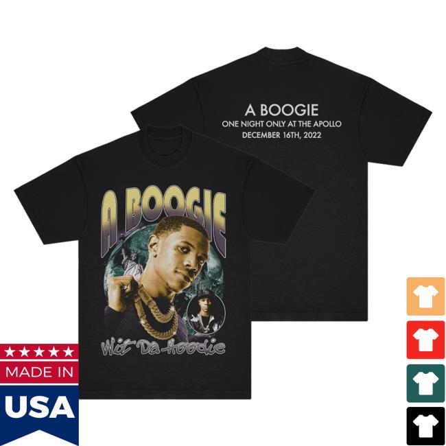 Official A Boogie Wit Da Hoodie Merch Julius Dubose Apollo Popover Shirt