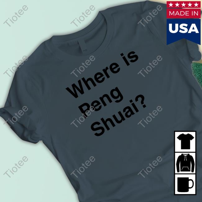 Where Is Peng Shuai Edition Limited Long Sleeve Tee