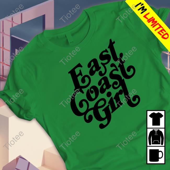 Barstool Sports Store Planbri Uncut East Coast Girl Ribbed Champion Tee Shirt