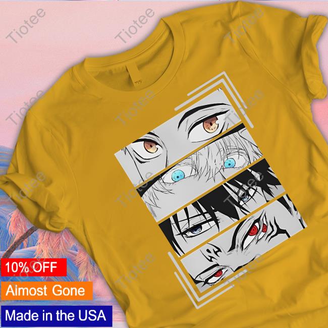 Yuji Itadori X Megumi Fushiguro X Gojo Satoru X Nobara Kugisaki Anime Eyes Sweatshirt