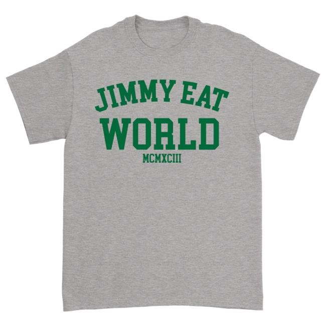 Official Jimmy Eat World '93 Alumni Numerals Tees (Heather Light Gray)
