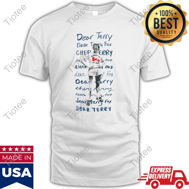 Ryan Reynolds Dear Terry Dear Terry Fox Cher Terry Shirt