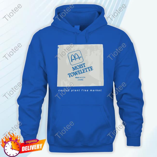 Official Mcdonald Moist Towelette Cactus Plant Flea Market T Shirt