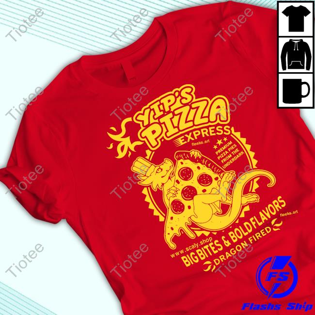 Official Yip's Pizza Big Bites & Bold Flavors Shirts
