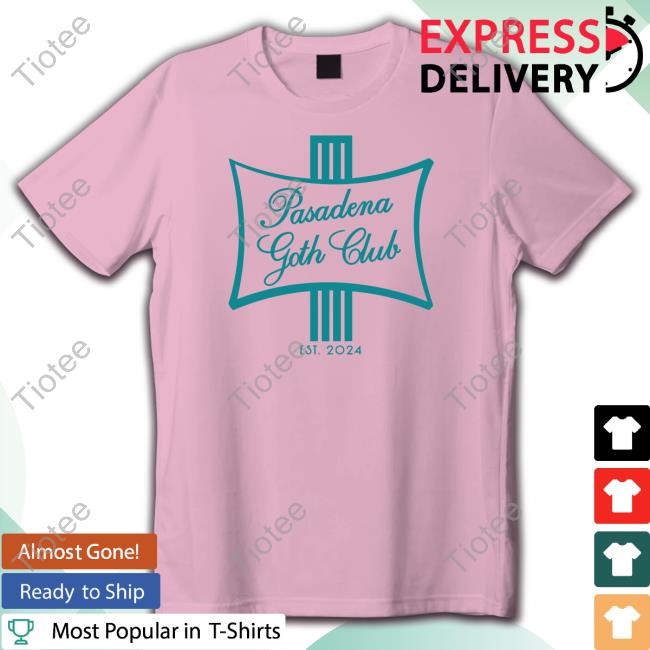 Official Pasadena Goth Club T-Shirt