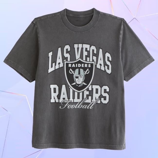 Official Abercrombie And Fitch Clothing Las Vegas Raiders Vintage-Inspired Graphic Hot Shirt NFL by Abercrombie