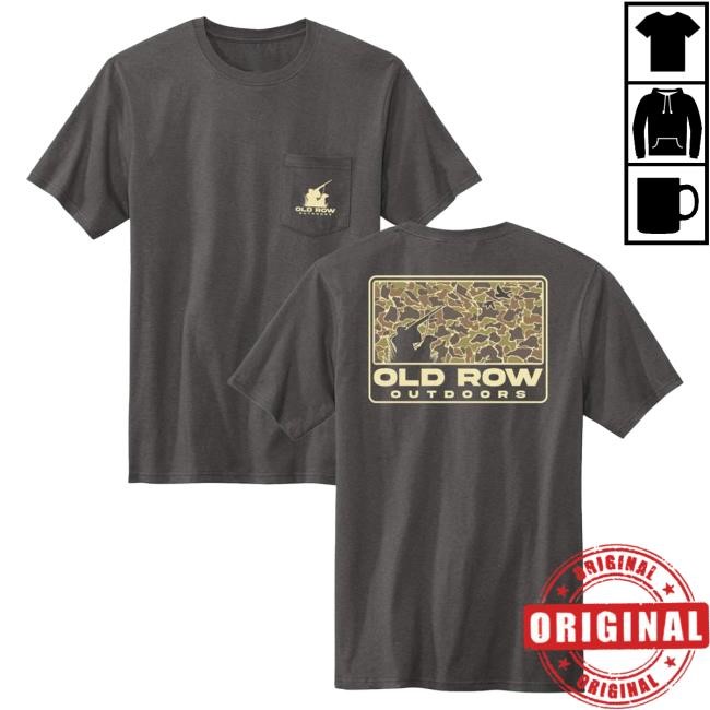 Official Old Row Store Shop The 80s Camo Made In USA Pocket Shirts