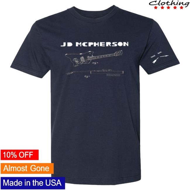 Official JD McPherson Flat Guitar Shirts
