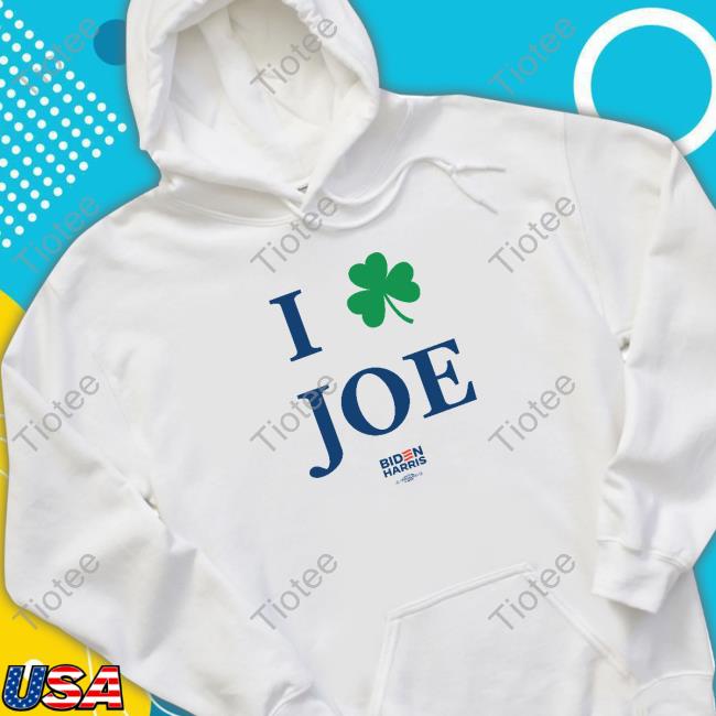 Official Biden Harris Shamrock Joe Unisex White Tee Shirt