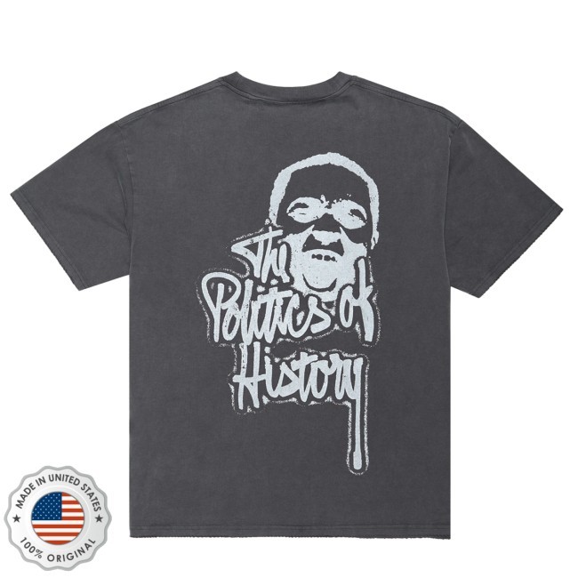 Valabasas Shout Vintage Grey Tee New Tee