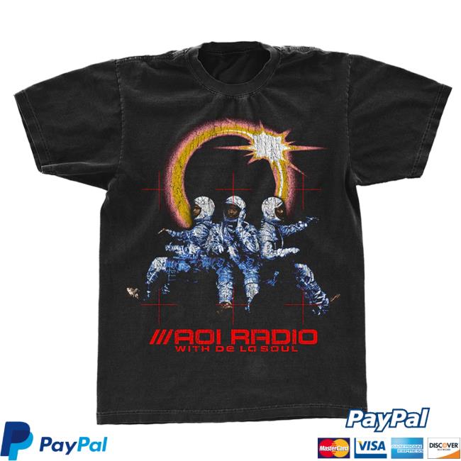 Aoi Radio With De La Soul Black T Shirt