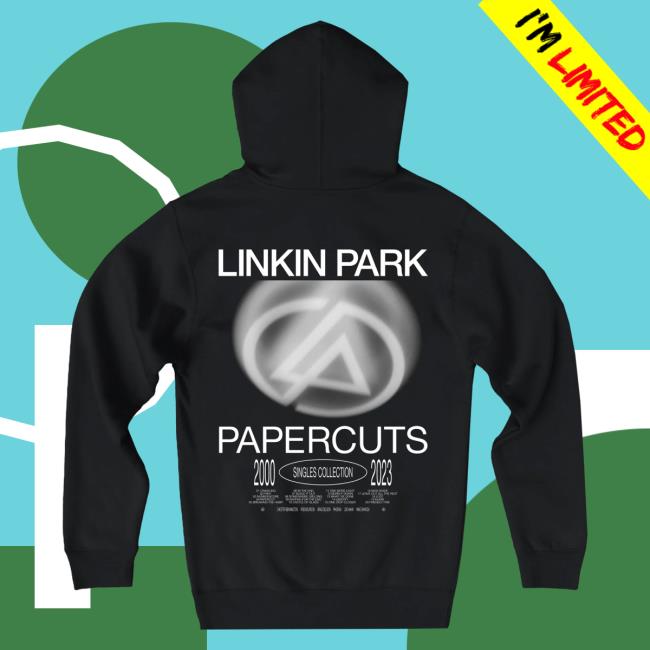 Official Linkin Park Merch Store Linkin Park Papercuts Sequence Black Crew Linkin Park Apparel Clothing Shop LinkinPark