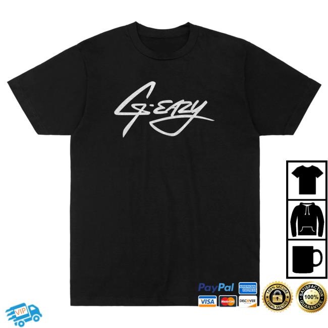 Official G-Eazy Signature Black Pullover Hoodie GEazy