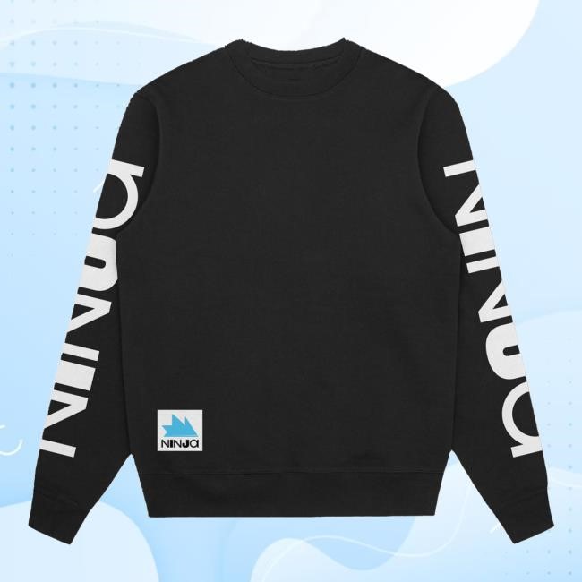 Team Ninja Official Merch Store Ninja Black Mens Sweatshirt Team Ninja Clothing Shop Teamninja Collection