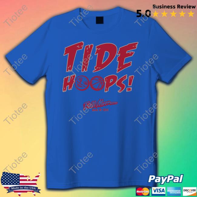 Blue Collar Basketball Tide Hoops Full Moon Tee