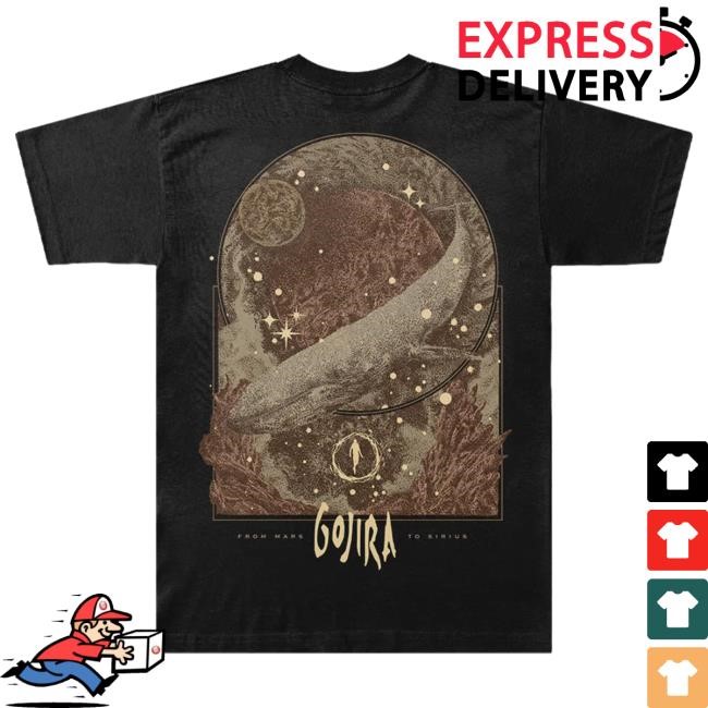 Official Gojira Merch FMTS Golden Shirts