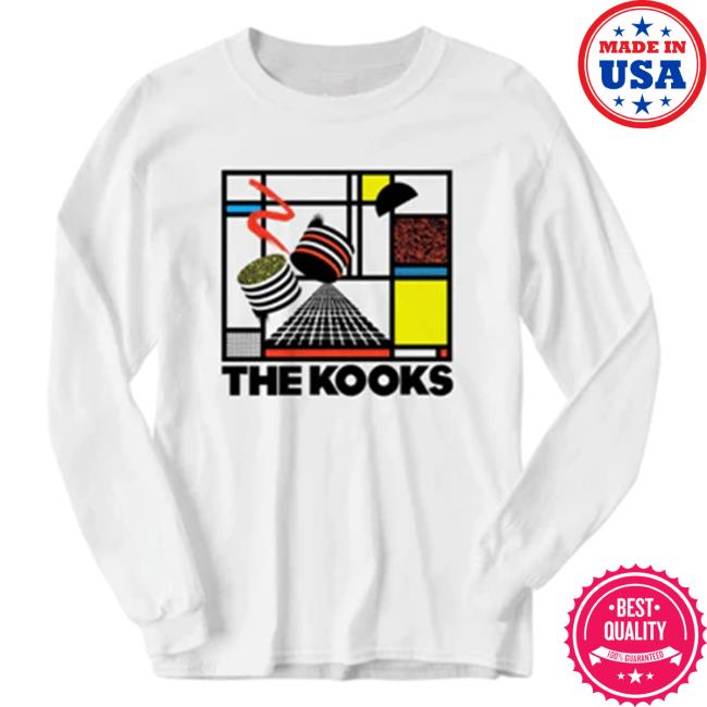 Official The Kooks Apparel Store The Kooks Retro White L/S Tee The Kooks Clothing Shop TheKooks