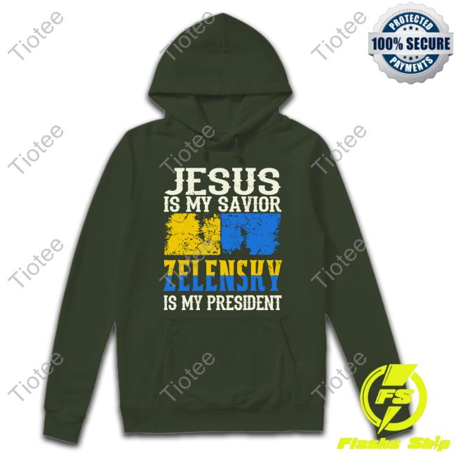 Carl Benjamin Jesus Is My Savior Zelensky Is My President T Shirt