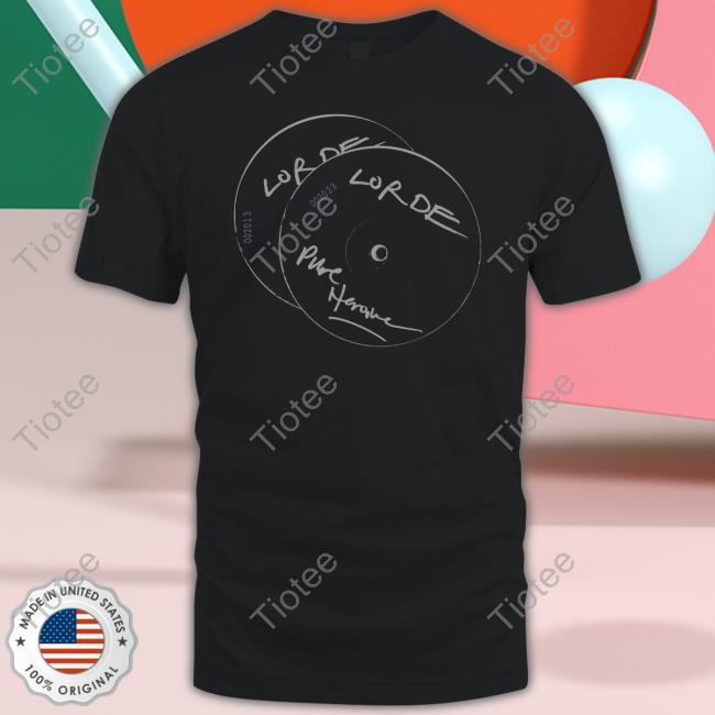 Lorde Merch Pure Heroine Bootleg Ss Sweatshirt