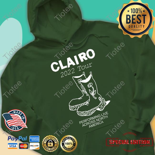 Clairo 2022 Tour Boots North American Tour T-Shirt