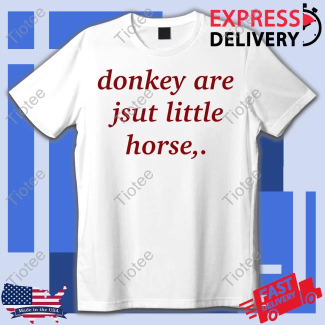 Donkey Are Jsut Little Horse Hooded Sweatshirt