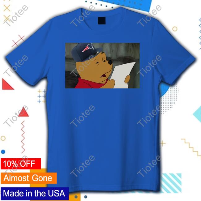 New England Patriots Winnie The Pooh Memes Patriots Transition Tag Hooded Sweatshirt