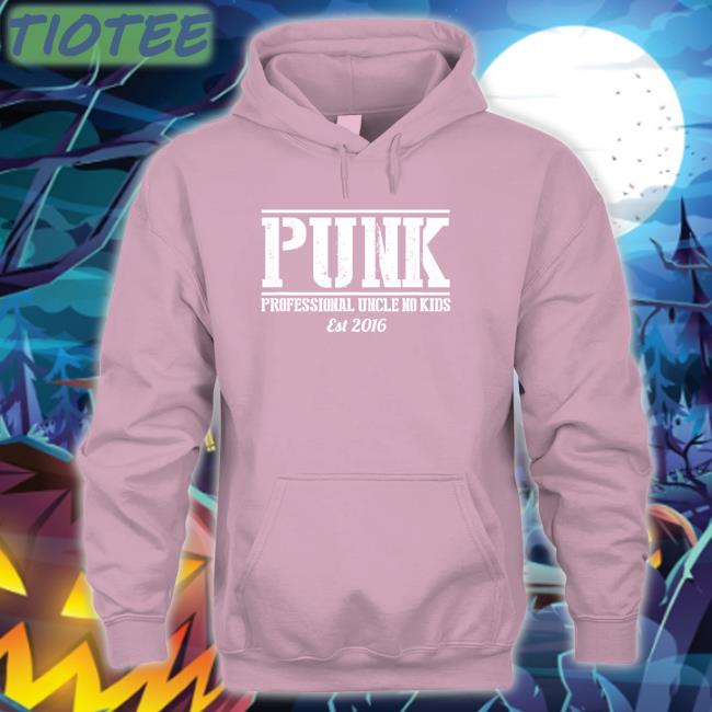 Weird Thrift Store Shirts Punk Professional Uncle No Kids Est 2016 Hoodie