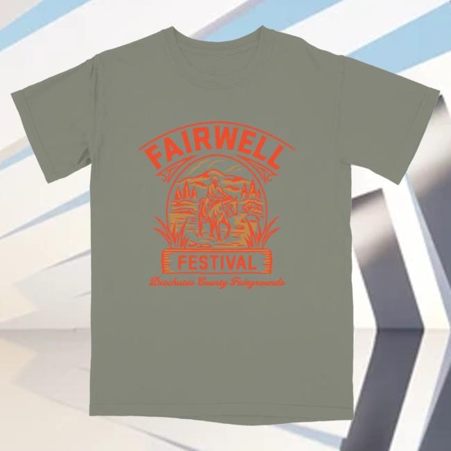 Official Fairwell Festival Cowboy Lineup Tshirt