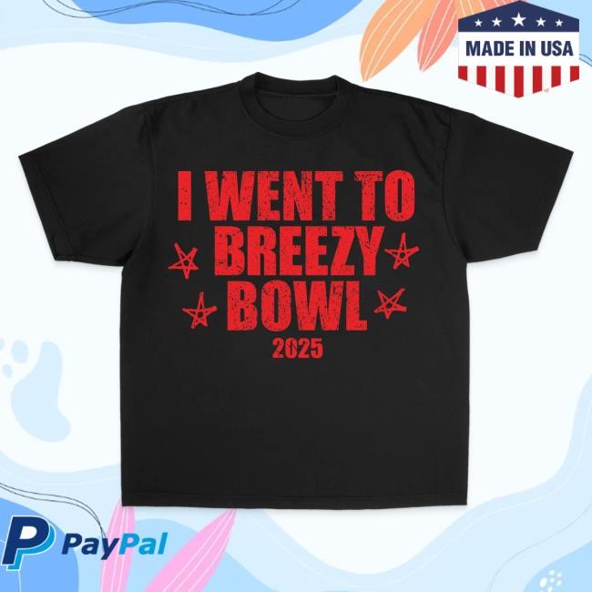 Official Chris Brown Merch I WENT TO BREEZY BOWL S/S Shirt ChrisBrown
