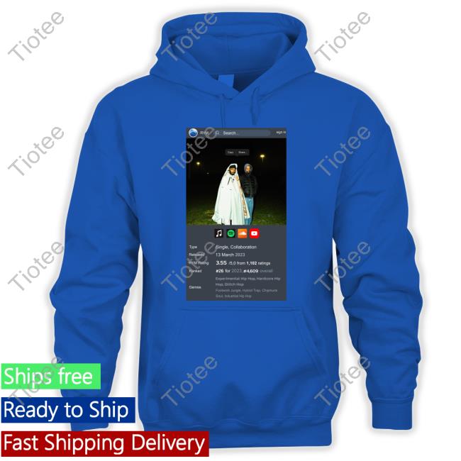 Scaringthehoes Merch Jpegmafia And Danny Brown Scaring The Hoes On Rym Long Sleeve Tee Shirt