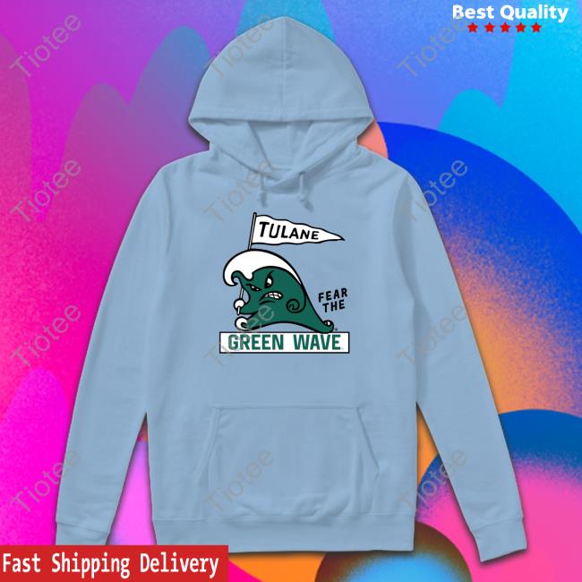 Homefieldapparl Merch Tulane Green Wave Hooded Sweatshirt