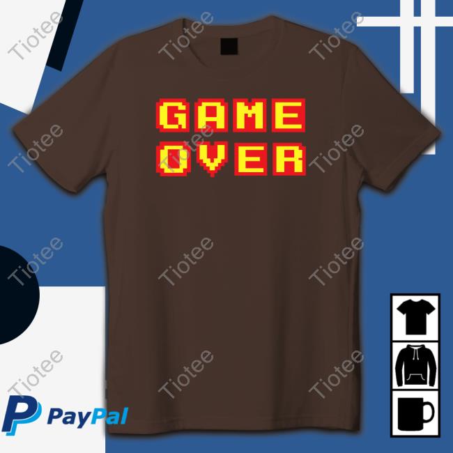 Game Over Retro Video Games Gaming Shirt