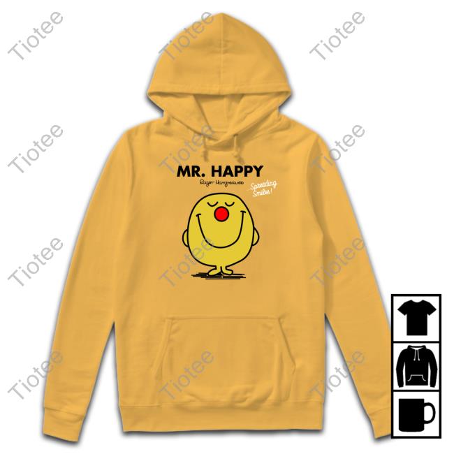 Official Mr. Happy Tee Comic ReLief Red Nose Day Mr. Happy Hoodie Red Nose Day
