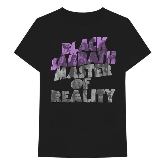 Official Black Sadbath Master Of Reality Photo Collage T-Shirts