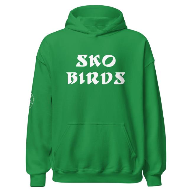 Official Barstool Huskies Merch Store Barstool Sports Sko Birds Crewneck Sweatshirt Irish Green Barstoolhuskies Apparel Clothing Shop