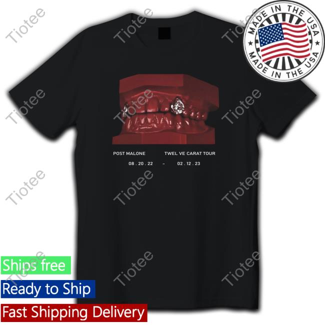 Post Malone Official Store Toothache Long Sleeve Tee Shirt