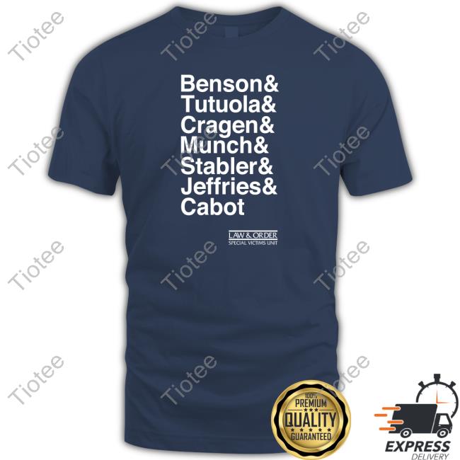 Nbc Store Law & Order Special Victims Unit Benson & Tutuola & Cragen & Munch & Stabler & Jeffries & Cabot Hoodie