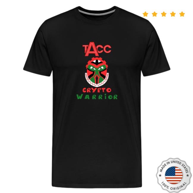 Official Tac Usa Store Tacc Gako Crypto Warrior T-Shirt