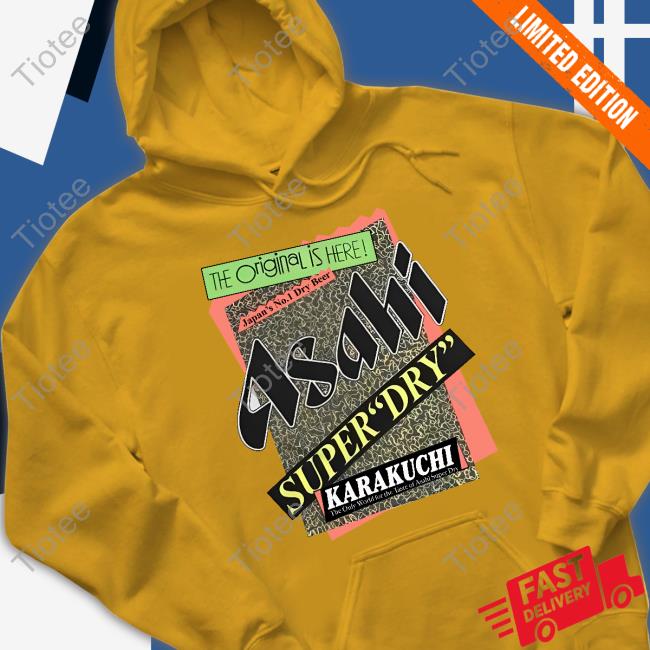 The Original Is Here Japan's No 1 Dry Beer Asahi Super Dry Karakuchi Tee Shirt