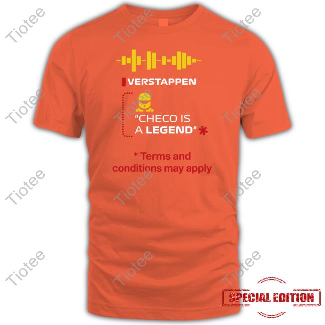 Verstappen Checo Is A Legend Terms And Conditions May Apply Long Sleeve T Shirt El papi Horner