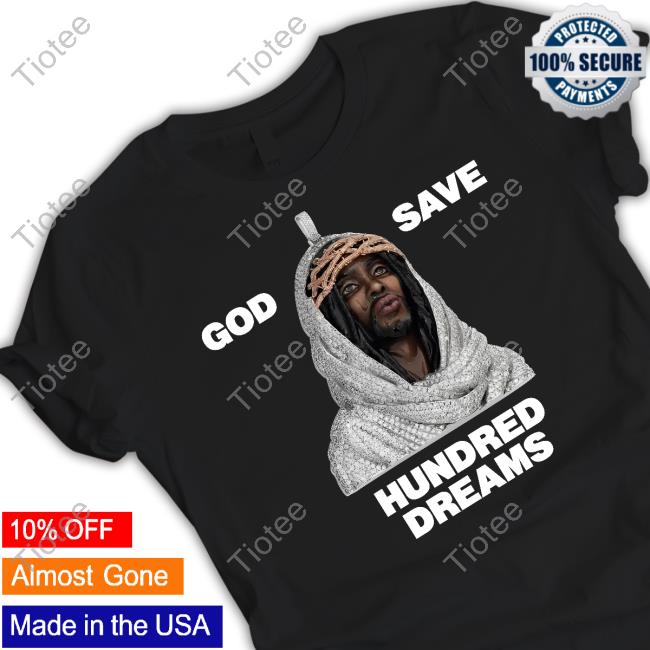 Meek Mill Wearing God Save Hundred Dreams Long Sleeve T Shirt