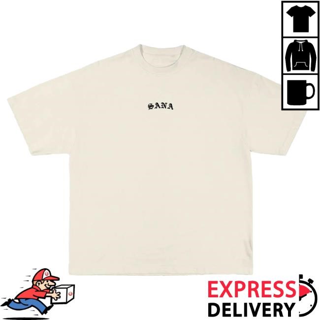 Official Sana Detroit Store Skull Emblem New Shirt - Ash Online SanaDetroit